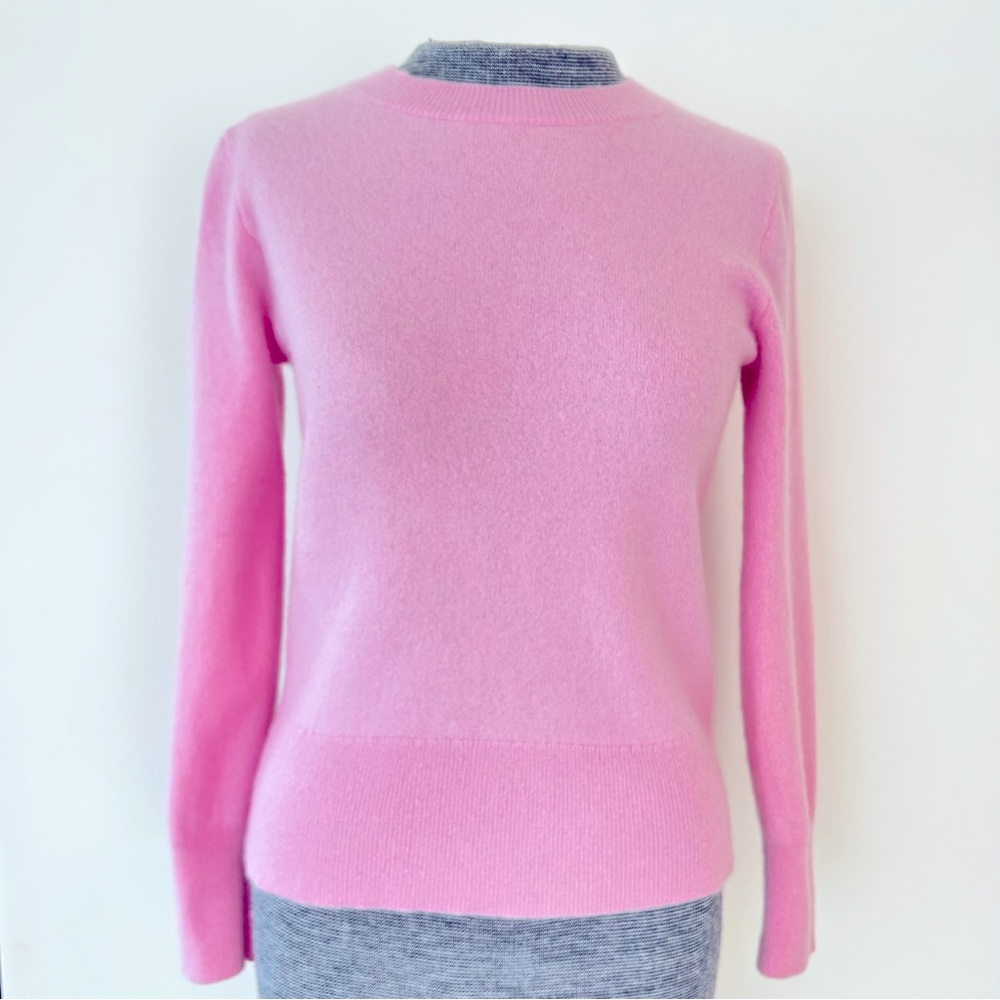 J.Crew 100% Cashmere Sweater Women’s New Preppy Blossom Pink